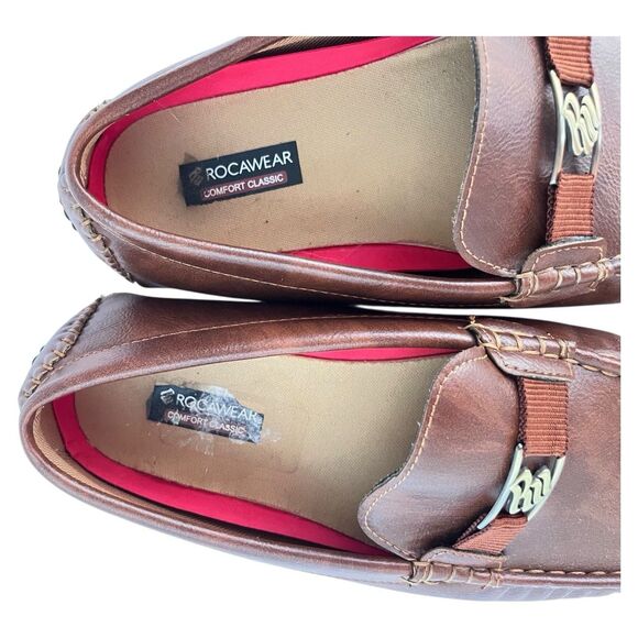 Rocawear Dwight G Boys Faux Leather Slip-on Loafers Size 5.5 - Picture 5 of 8